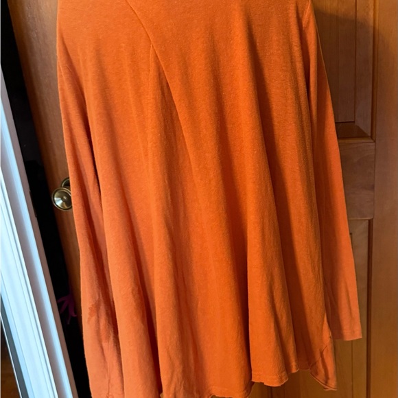 Easel Women's Orange Tunic Top - Picture 4 of 7